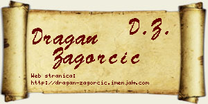 Dragan Zagorčić vizit kartica